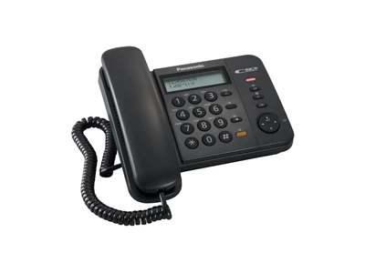 Panasonic KX-Ts580MX 2-Line LCD Corded Phone 免提通話 (Black) #KX-Ts580MXb