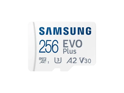 Samsung EVO Plus (4K) 256Gb 2024 U3 A2 V30 MicroSDXC w/Adapter 記憶卡 #MB-MC256SA