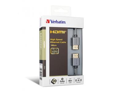 Verbatim Premium HDMI 2.0 傳輸線 1.8米 6呎 #65671