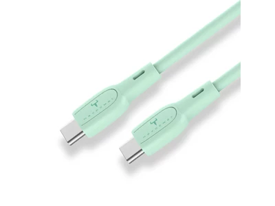 2theMax YY110C 1米 60W USB-C to USB-C 充電線 (綠色) #D24418-Mb-g