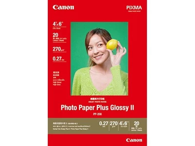 Canon PP-208 Plus GlossyⅡ 高光澤多用途相紙 4R (20張) #1574C001aa01