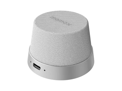 MOMAX 1-VibeGo Magnetic Portable Speaker - BT (Silver) #BS6HKS
