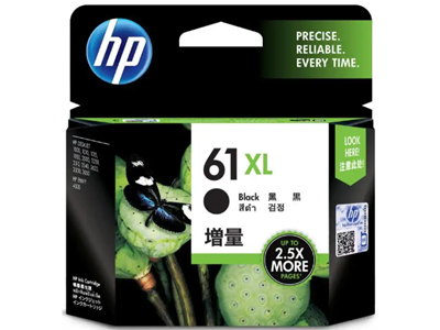 HP 61XL 黑色原廠墨盒 (高用量) #CH563wa