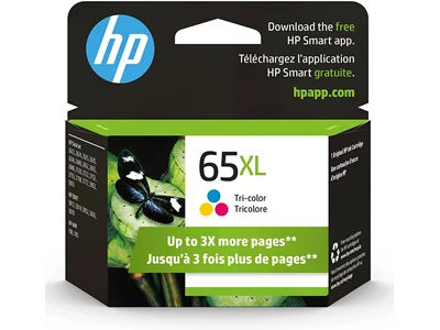 HP 65XL 彩色原廠墨盒 (高用量) #N9K03AA