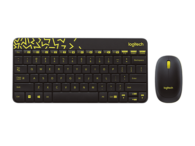 Logitech MK240 Nano Chinese Cordless Mini Keyboard and Mouse Combo (Black)