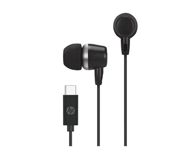 HP DHE-7000 USB-C 有線入耳式耳機麥克風 (黑色) #8YJ88AA (Usb-C)