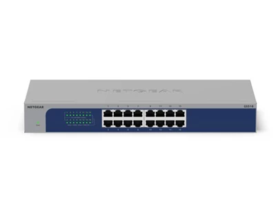 Netgear GS516 16port Gigabit Unmanaged 網路交換器 (Rackmount) #gs516-x00