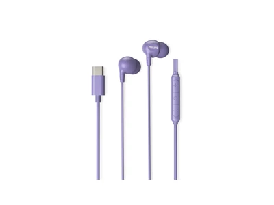 Philips TAE2100 USB-C 入耳式連咪耳機 (紫色) #TAE2100PP/97