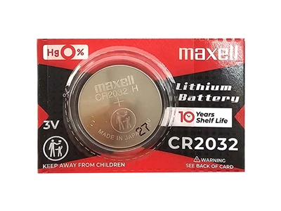 Maxell CR2032 H 鈕扣型鋰電池 (單粒包/5包1排) #4902580131258 (5P)