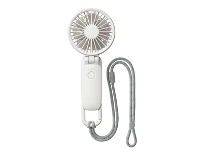 Rhythm Sily Wind Mobile 3.2 勾掛式雙扇葉摺疊手提風扇 (淺灰色) #DC9ZF040WR08
