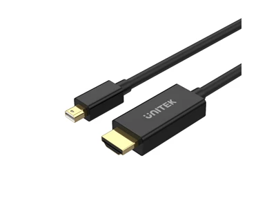 Unitek 2米 4K 30Hz Mini DisplayPort 轉 HDMI 影音線 #V1152A