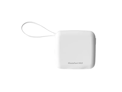 PhotoFast SSB mini Qi2 PD 20W 10000mAh 固態無線行動電源 (白色) #Minissb10000WH (CCC)