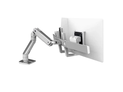 Ergotron HX Desk 桌面雙顯示器支架 (拋光鋁) #45-476-026