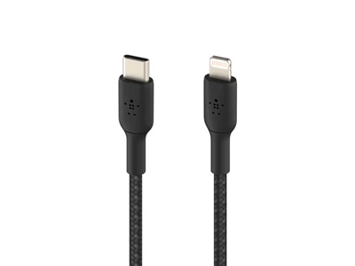 Belkin 6.6ft/2metre Usb-C to Lightning Usb Cable - MFi Certified (Black) #CAA004BT2MbK