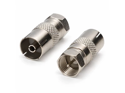 RF Female to F-Type Screw Male Antenna Adapter RF母頭轉有線F公頭 (電視天線轉接頭 )