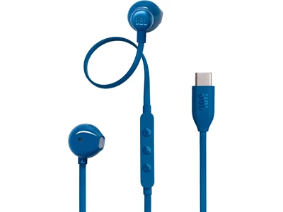 JBL Tune 305C USB-C 半入耳式插線耳機 (藍色) #JBLT305CBLU