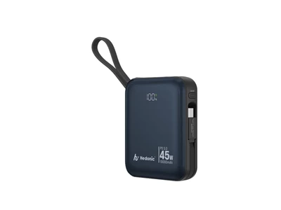 Hedonic PD3.0 45W 10000mAh 行動電源附充電線 (黑色) #81082 (QR,CCC)