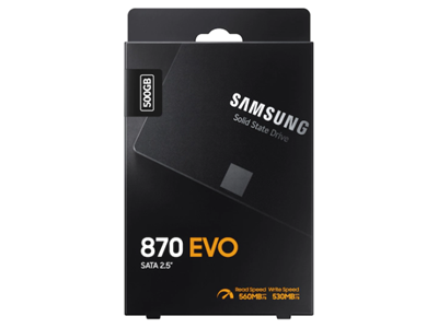 Samsung 870 Evo 500Gb 2.5吋 SATA SSD 固態硬碟 #Mz-77E500