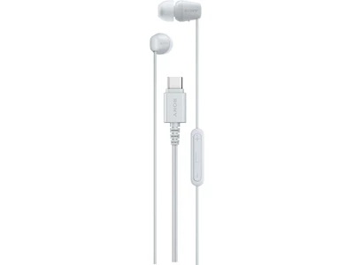 Sony iER-EX15C Stereo In-Earphone w/Mic+Volume Type-C (White) #iER-EX15C/wz