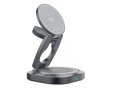 Magic-Pro ProMini MagW5R Qi2.2(25W) 磁吸三合一摺疊式無線充電座(連火牛) #PM-MW5RAGY