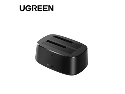 Ugreen CM198 2.5吋/3.5吋 HDD/SSD 雙盤位硬盤座 Usb3.0 (具離線複製功能) #60737UKX