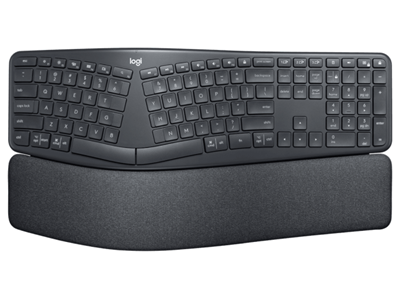 Logitech ERGO K860 Wireless Ergonomic Split  Keyboard with Wrist Rest