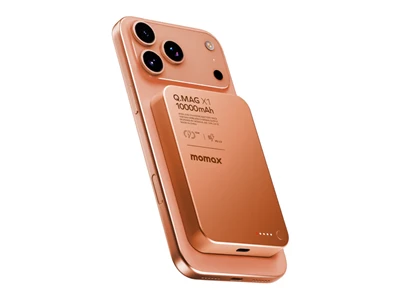 MOMAX Q.MagX1 10000mAh 超薄無線磁吸行動電源 (橙色) #iP117AM (QR,CCC)