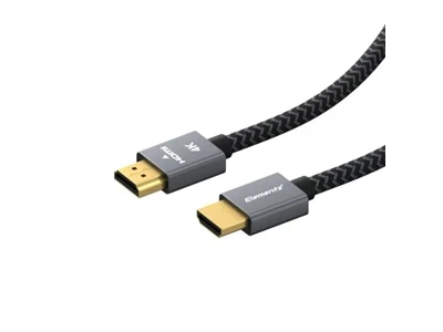 Elementz 4k/60hz 2米 HDMI to HDMI 2.0 HDMI 傳輸線 (灰色) #HD-200GY