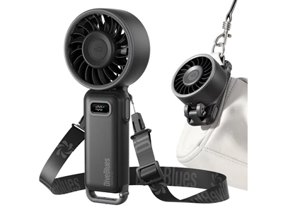 Diveblues Fanzy 可摺疊高速渦輪風扇 (黑色) #DCD6036-BK