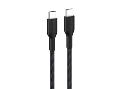 Belkin BoostCharge 240W 2米 USB-C to USB-C 充電線 (黑色) #CAB025FQ2MBK