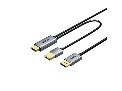 Unitek 1.8米 HDMI 轉 DisplayPort 4K 影音轉換線 (連電源)  #V1714AgY01