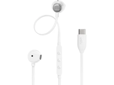 JBL Tune 305C USB-C 半入耳式插線耳機 (白色) #JBLT305CWHT