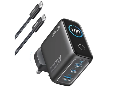 Anker GaN 100W USB-C 充電器 (黑色) #B121BKZ1
