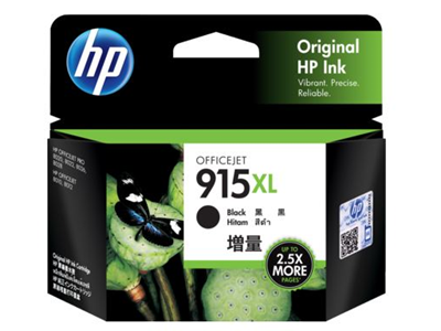 HP 915XL 黑色原廠墨盒 (高用量) #3YM22AA