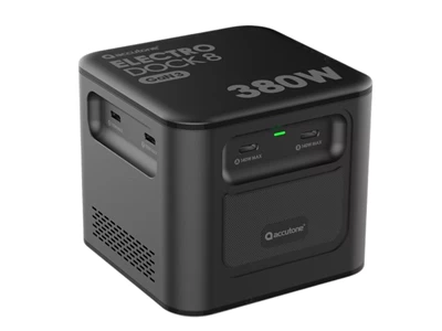 Accutone Electro Dock 8 GaN III 380W 8位 Usb 充電器 (黑色) #ZE-ELECTRODESK8