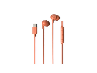 Philips TAE2000 USB-C 入耳式連咪耳機 (橙色) #TAE2100OR/97