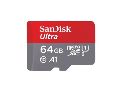 Sandisk Ultra A1 64Gb MicroSDXC UHS-I 記憶卡 #SDSQUAB-064G-GN6MN