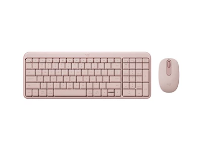 Logitech MK250 藍芽迷你英文滑鼠鍵盤組合 (玫瑰色) #920-013561