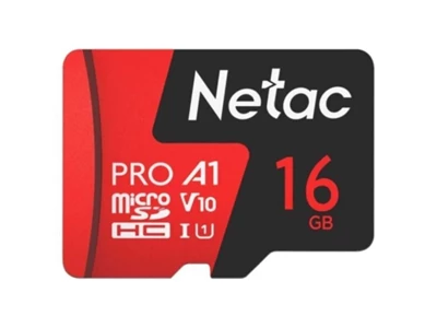 Netac P500 Extreme Pro 16Gb (C10, UHS-I_U1, 90Mb/s) MicroSDHC 記憶卡 #NT02P500PRO-016G-R