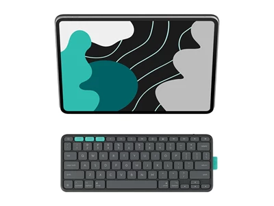 Logitech Flip Folio (Pro & Air 11") English Type Keyboard Cover - BT (Graphite) #920-013409