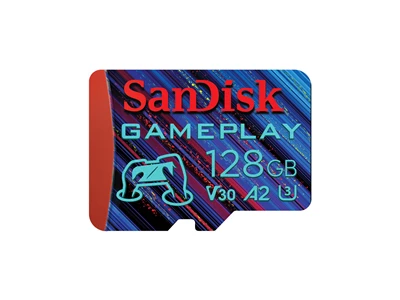 Sandisk GamePlay 128Gb (V30, UHS-I,U3, 190Mb/s) MicroSDXC 記憶卡 #sDsQXAA-128g-gN6XN