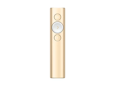 Logitech SpotLight 無線簡報遙控器 (金色) #910-004866