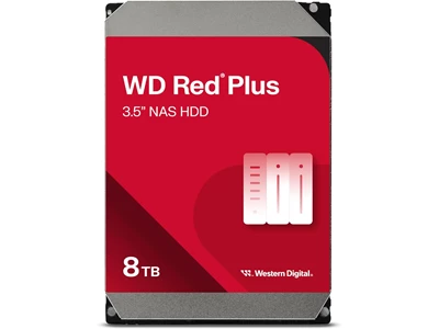 Western Digital Red Plus 8Tb 3.5吋 NAS 硬碟  (256Mb 5640rpm SATA-3) #WD80EFPX