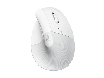 Logitech Lift 人體工學垂直滑鼠 (珍珠白) #910-006480