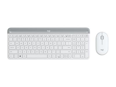 Logitech MK470 英文無線滑鼠鍵盤組合 (白色)